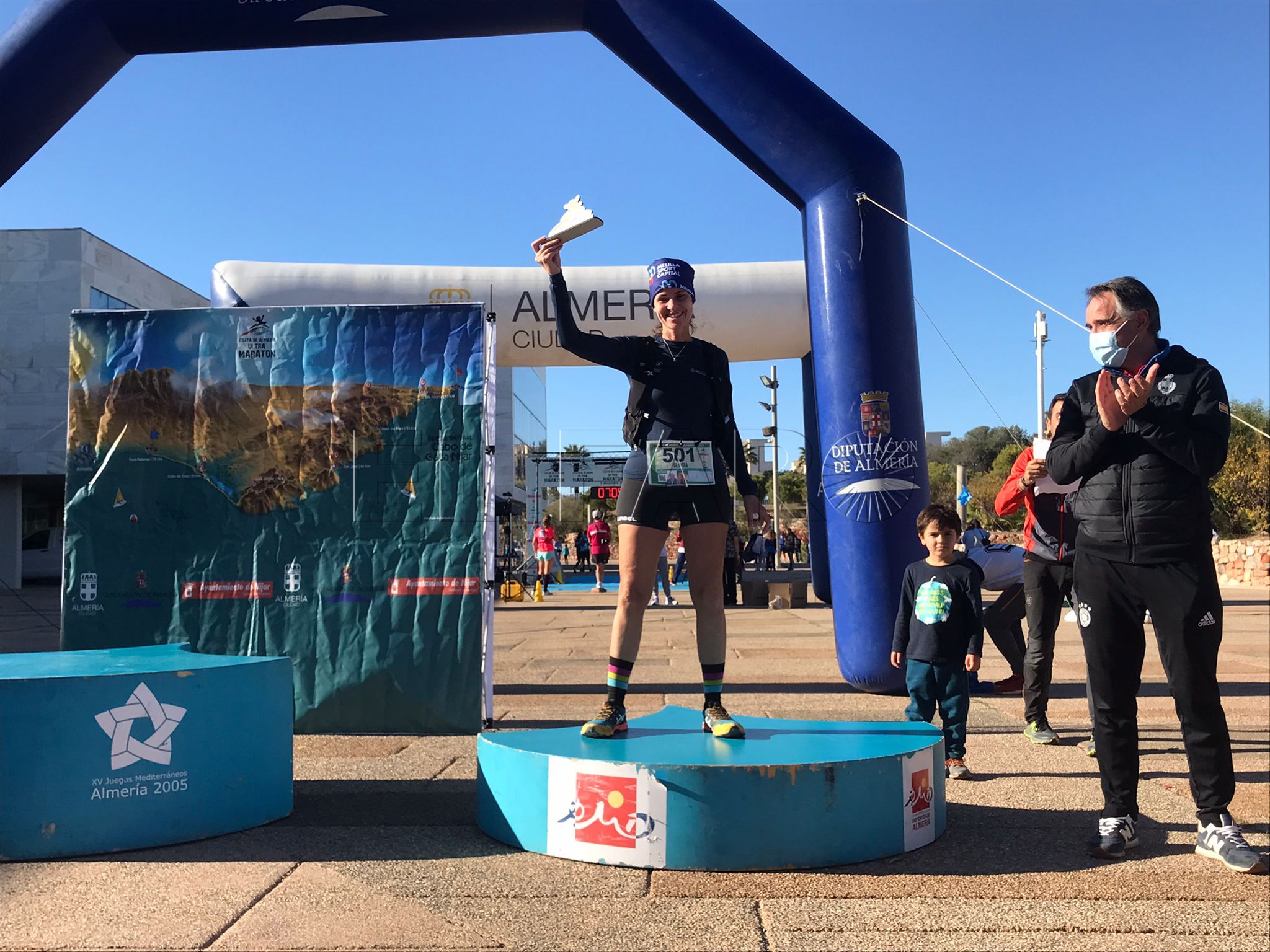 IMG 20211205 WA0026 Gloria González, tercera en la general femenina en la 32km Costa de Almería