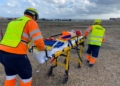 IMG 20211215 WA0005 1 Simulacro de emergencia en el aeropuerto de Melilla: un avión se sale de la pista