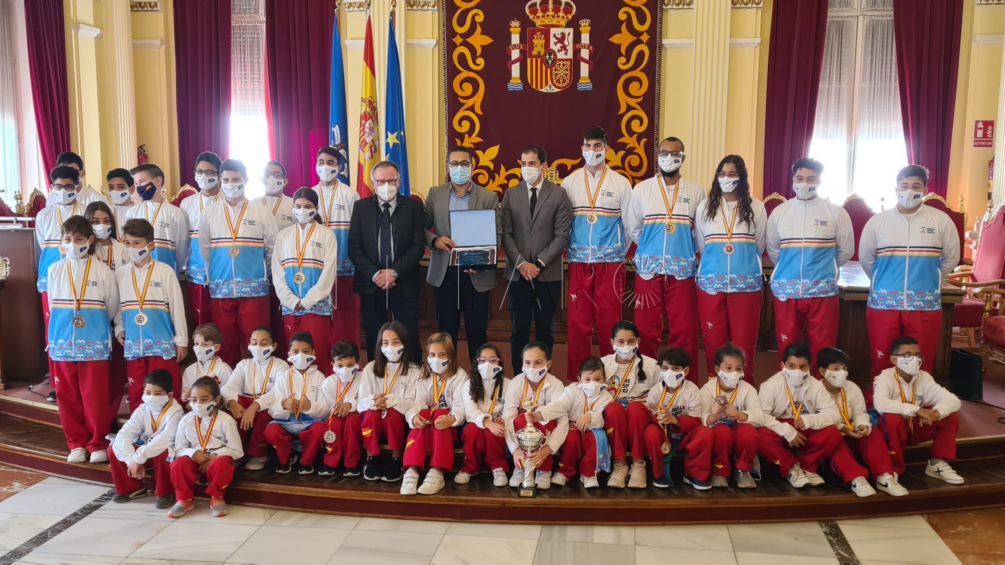 IMG 20211217 WA0007 El Club Koryo es recibido por la Ciudad Autónoma de Melilla