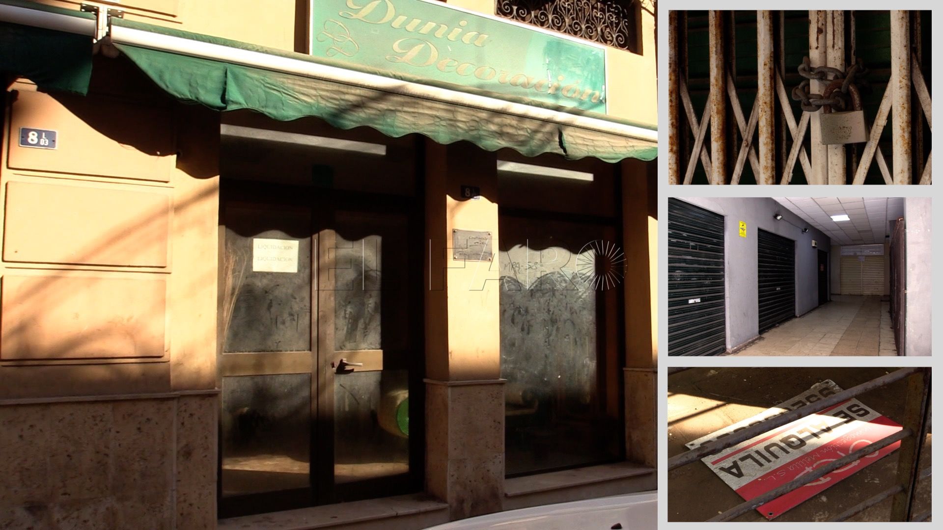 La calle Ejército Español de Melilla tiene al menos una veintena locales comerciales cerrados La calle Ejército Español de Melilla tiene hasta una veintena de locales comerciales cerrados