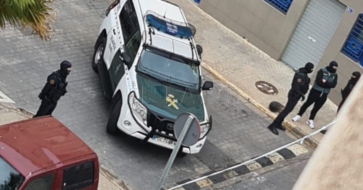 Las Palmeras Operación de la Guardia Civil en Las Palmeras