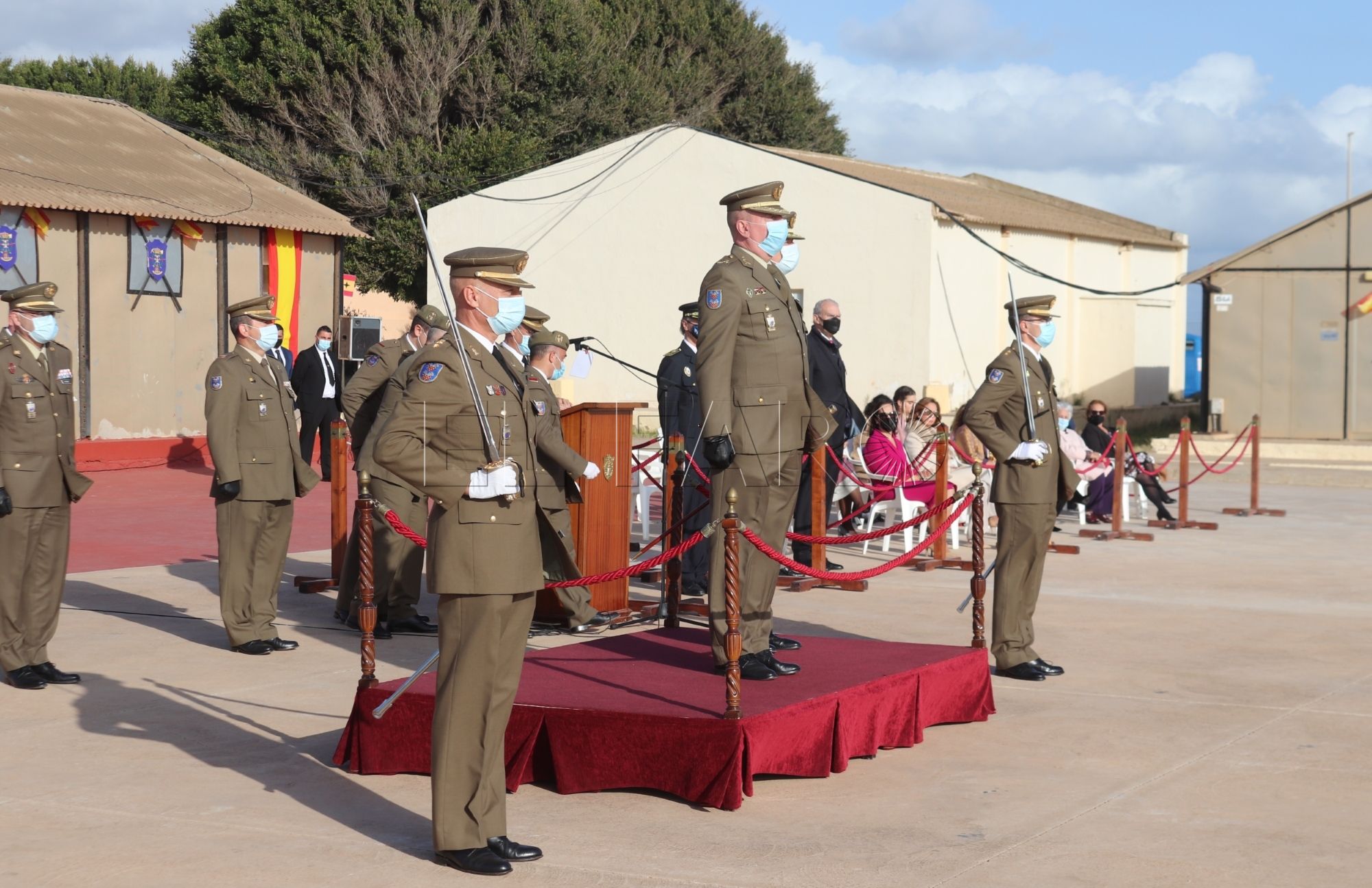 Relevo Mando RING 8 Relevo del mando del Regimiento de Ingenieros nº 8 y del Tercio Gran Capitán 1º de La Legión
