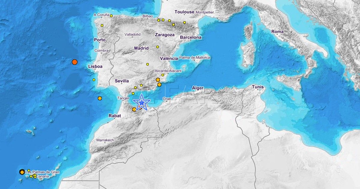 Terremotos Melilla siente dos de los 25 terremotos registrados en Alborán en las últimas horas