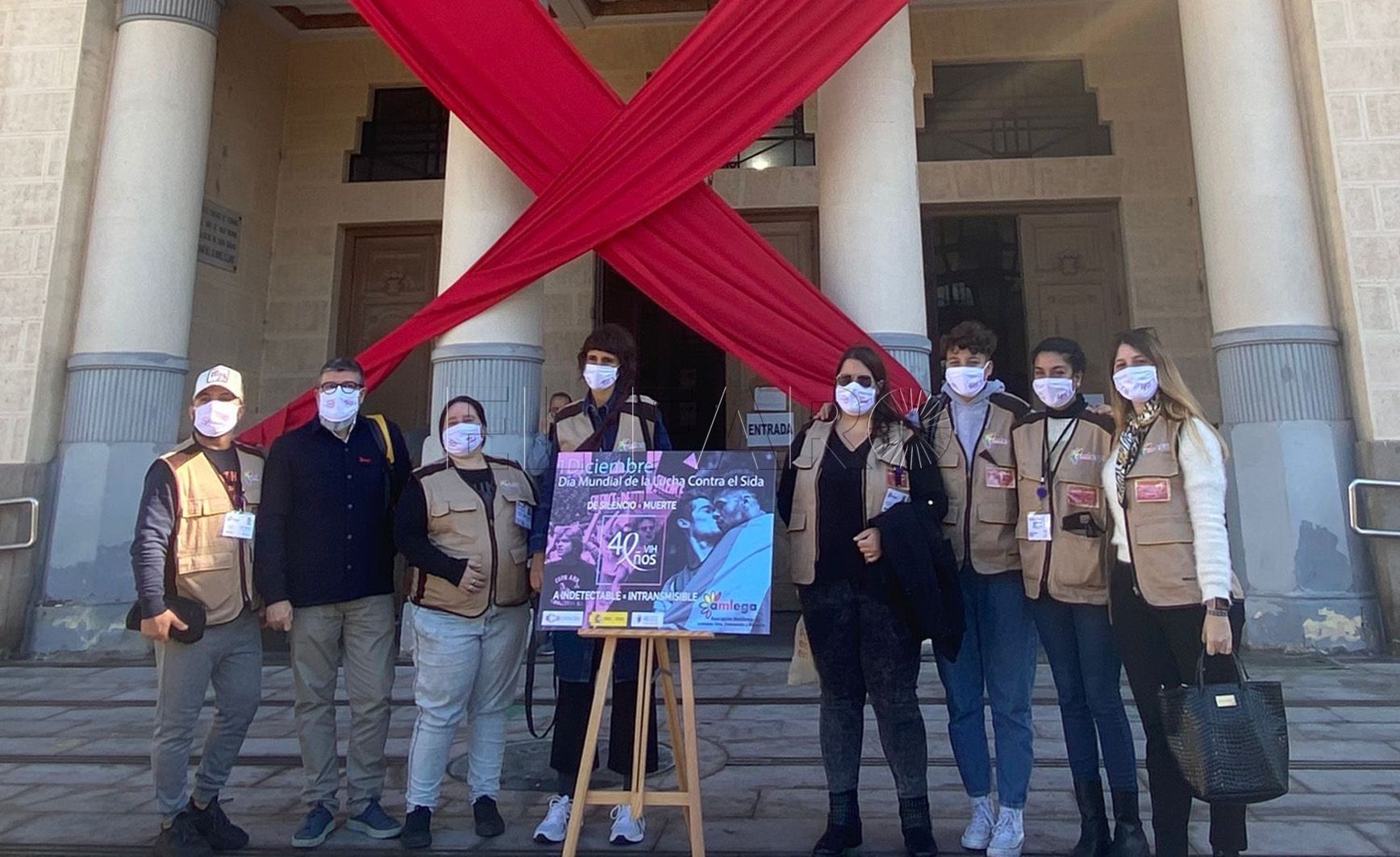 amlega dsf Melilla se une a la lucha contra el sida y Amlega demanda reducir el diagnóstico tardío del VIH