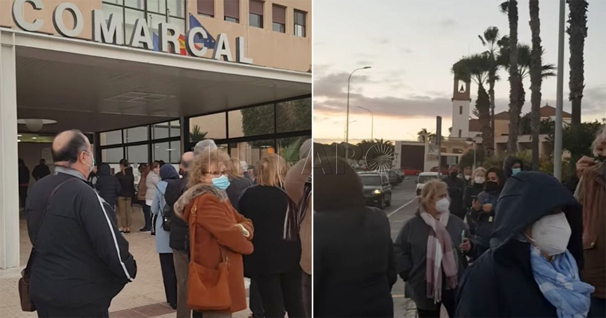 colas hospital comarcal campaña gripe melilla Quejas por las largas colas para ponerse la vacuna de la gripe en el Comarcal