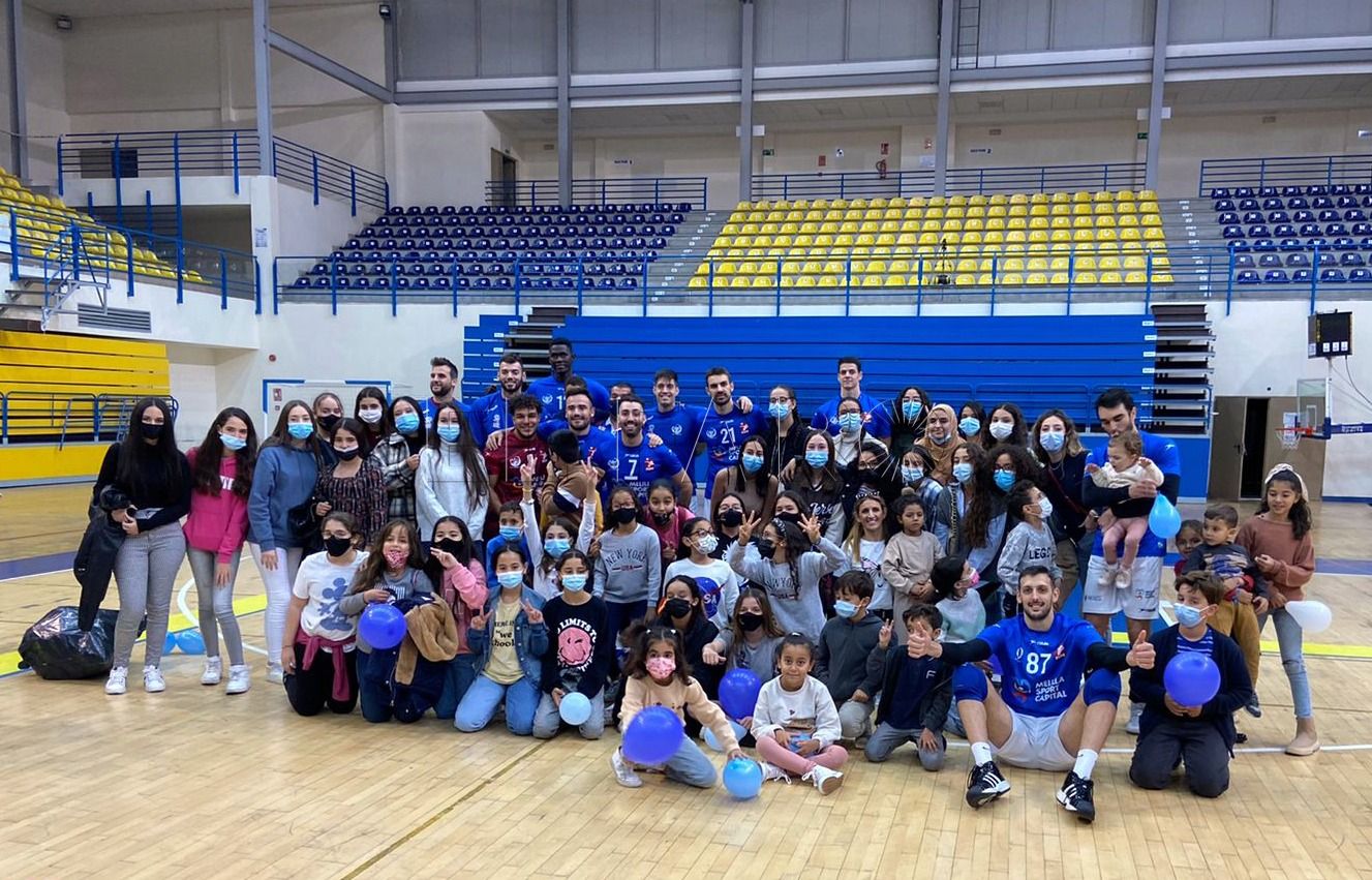 gladiadores 1 Melilla cierra su mejor primera vuelta liguera en la Superliga Masculina