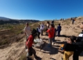 guelaya plantacion nano 4 Dos centenares de árboles y arbustos en la Cantera del río Nano de Melilla