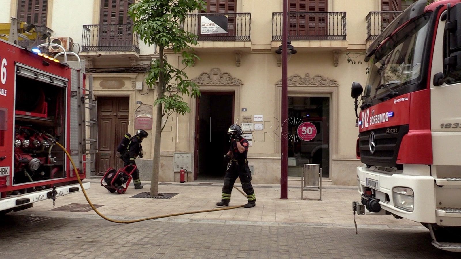 incendio Auxilios en la calle y fuego en contenedores, las salidas más frecuentes de Bomberos