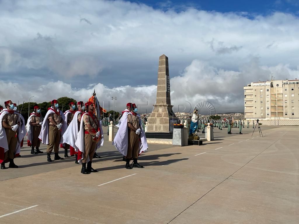 legionarios regulares rinden honores patrona infanteria Regulares y legionarios de Melilla rinden honores a la Patrona del Arma de Infantería, la Virgen de la Inmaculada