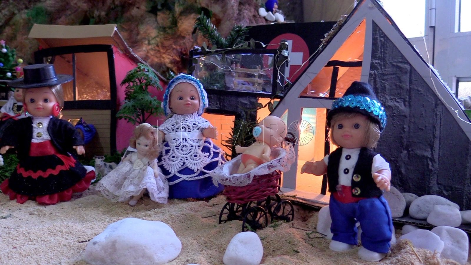 nacimiento Melilla, representada en el Belén del Centro de Día de Alzheimer