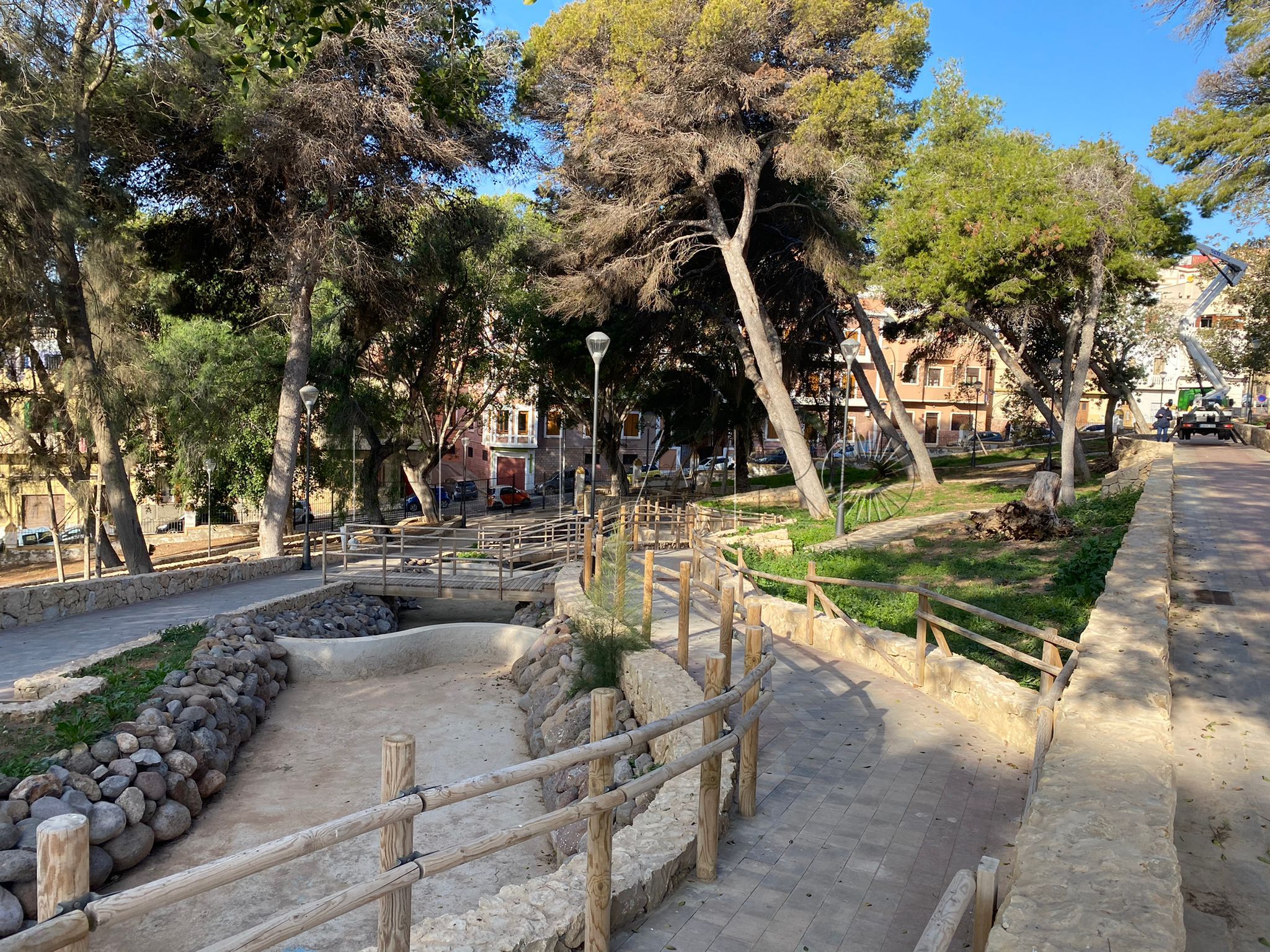 Medio Ambiente prevé abrir el parque Lobera en la primavera de 2022
