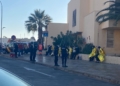 patera escollera melilla noviembre 1 Llegan 16 personas en una embarcación neumática a la escollera del Puerto de Melilla