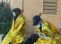 patera escollera melilla noviembre 4 Llegan 16 personas en una embarcación neumática a la escollera del Puerto de Melilla