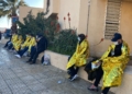 patera escollera melilla noviembre 5 Llegan 16 personas en una embarcación neumática a la escollera del Puerto de Melilla