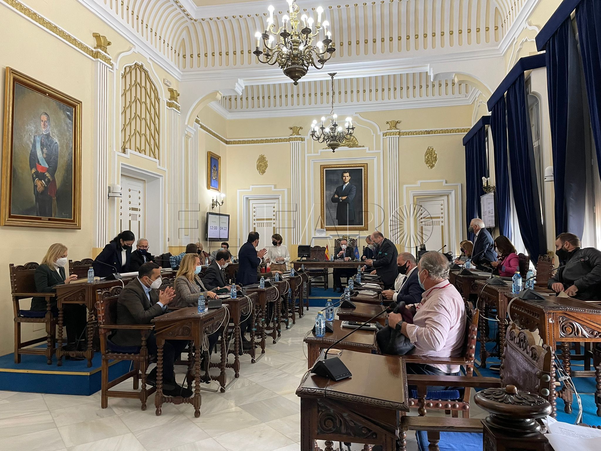 pleno presupuestos Aprobados los Presupuestos Generales de Melilla para 2022 con 13 votos a favor y 8 en contra