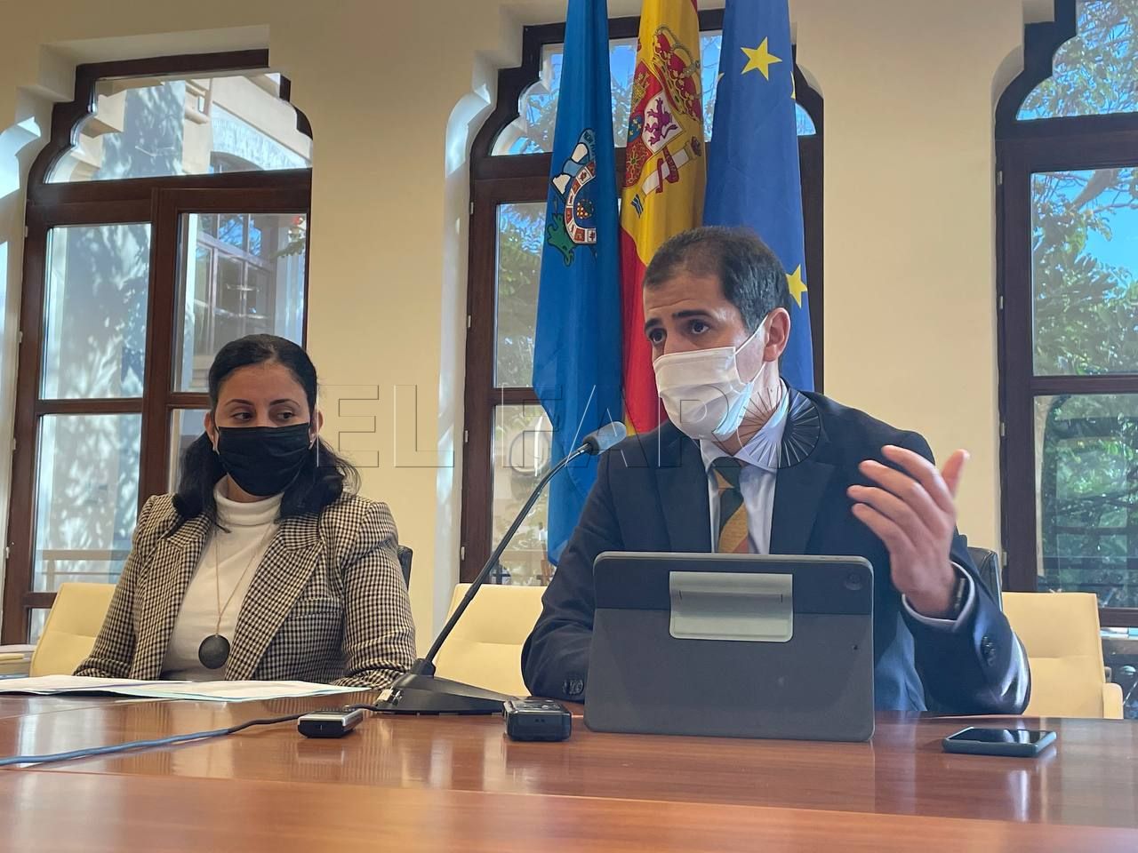 rachid bussian El área de Infraestructuras de Melilla contará con 31 millones de presupuesto para 2022