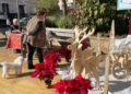 tripleta renos macrame Artesanías de macramé para adornar la Navidad en Melilla