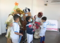 24D 20 Los Reyes Magos visitan la Escuela de la Federación Melillense de Fútbol