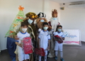 24D 23 Los Reyes Magos visitan la Escuela de la Federación Melillense de Fútbol
