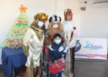25D 16 Los Reyes Magos visitan la Escuela de la Federación Melillense de Fútbol
