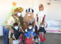 25D 21 Los Reyes Magos visitan la Escuela de la Federación Melillense de Fútbol