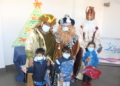 25D 25 Los Reyes Magos visitan la Escuela de la Federación Melillense de Fútbol