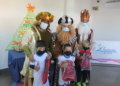 25D 7 1 Los Reyes Magos visitan la Escuela de la Federación Melillense de Fútbol