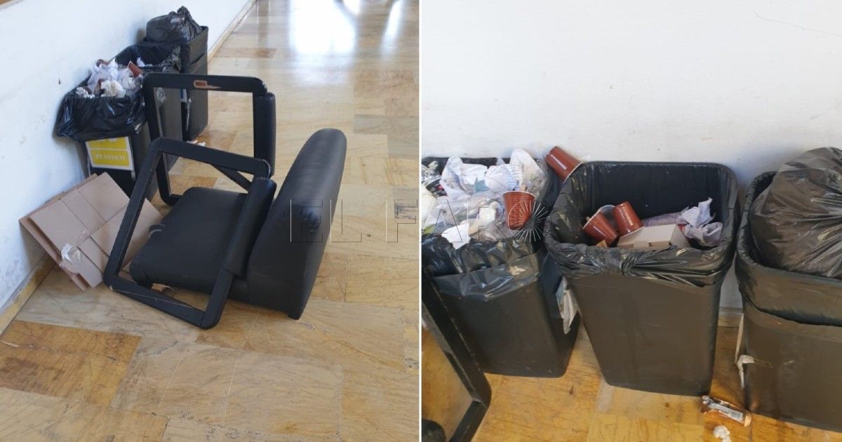 Basura en la frontera de Beni Enzar Sindicato Unificado de Policía denuncia que la frontera de Beni Enzar está desbordada de basura