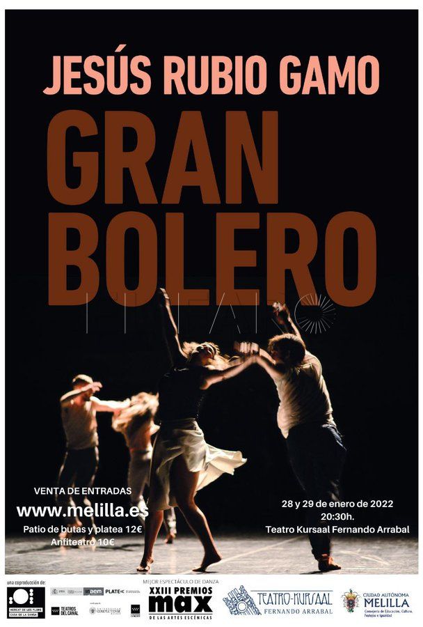 FJ3AKDqWUAAa70r El Kursaal acoge el espectáculo de danza 'Gran Bolero', ganador del premio Max 2020