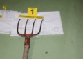 Foto 9 rastrillo 4 puntas El padre y el hijo presos por tentativa de homicidio usaron un cortacañas y un rastrillo para masacrar a su víctima