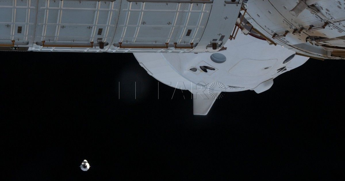 Space X en una imagen de este domingo Un satélite se desintegra sobre España en una espectacular bola de fuego que se inició en Marruecos