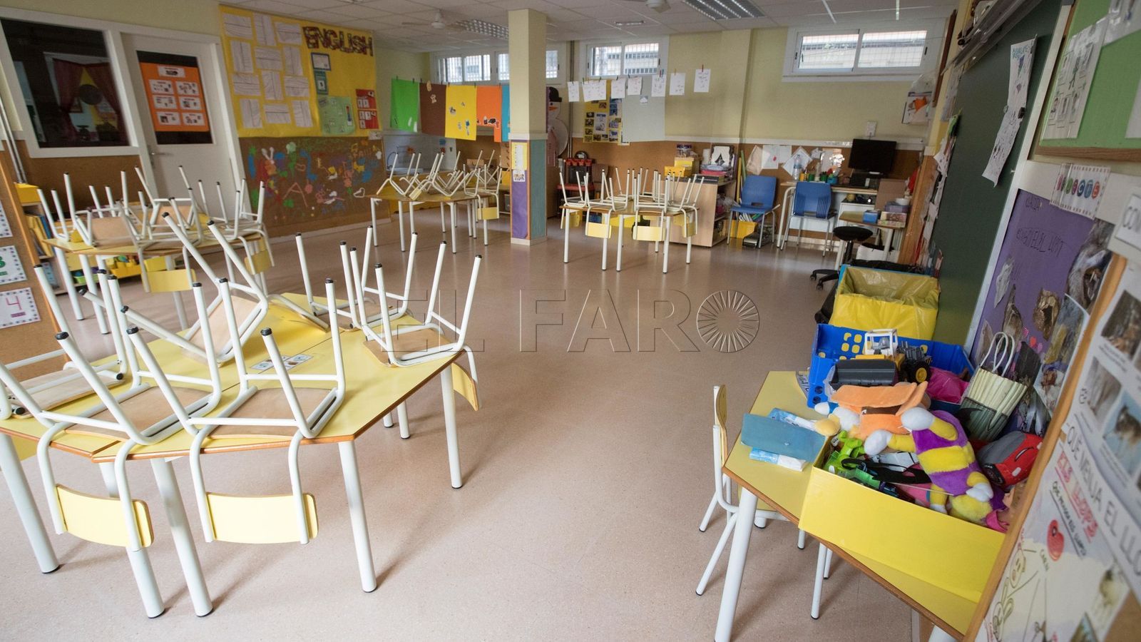 aula efe Confinadas dos aulas en Melilla por casos de covid: las primeras de 2022