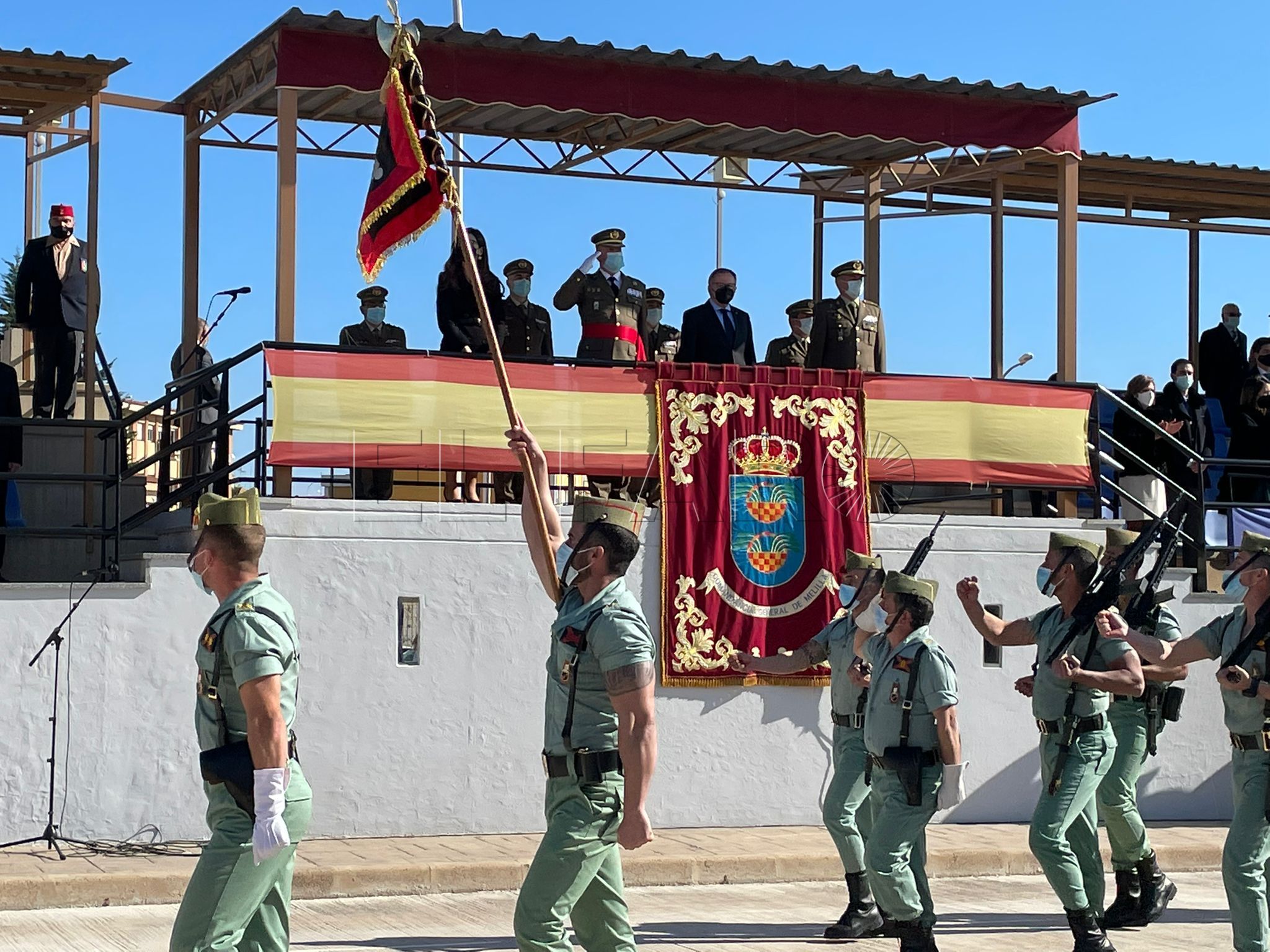 comandante general de melilla jose miguel de los santos granados El comandante general José Miguel de los Santos Granados muestra su agradecimiento a Melilla por estos cuatro años