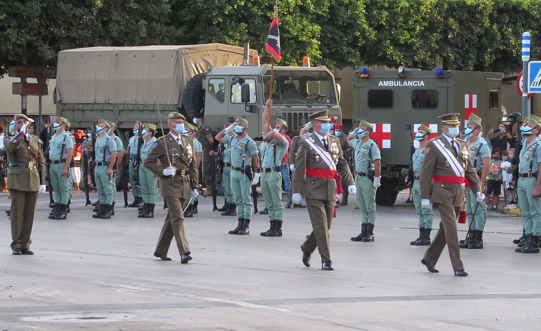 desfile El centenario de la Campaña de Melilla marca las actividades de la Comgemel en el 2021