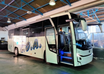 nuevo autobus reina sofia La Policía local corrobora que los autobuses dedicados al transporte escolar en Melilla cumplen con la normativa vigente