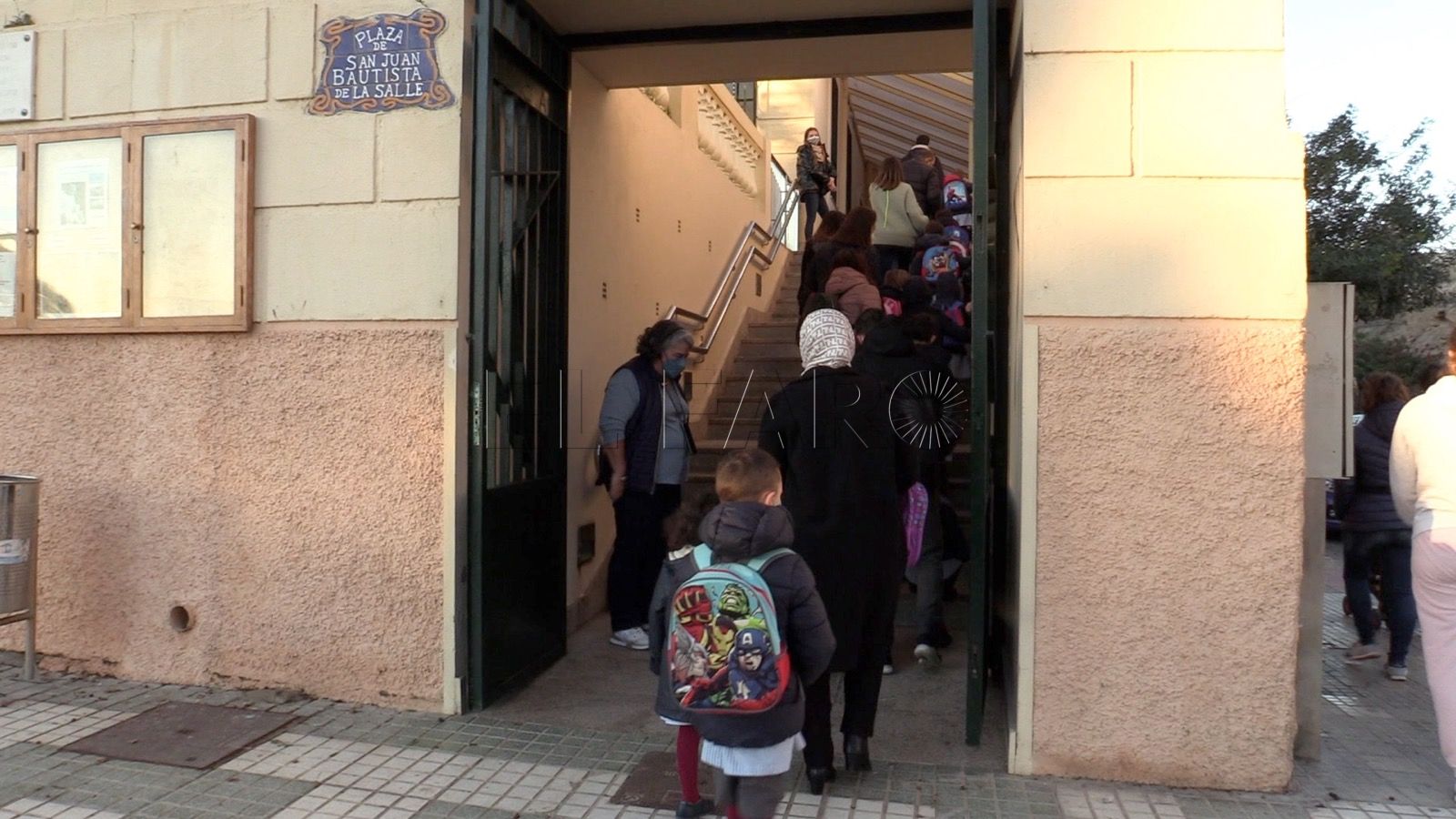 vuelta al cole la salle segundo trimestre Melilla reabre sus aulas para el segundo trimestre pese al aumento de contagios tras la Navidad