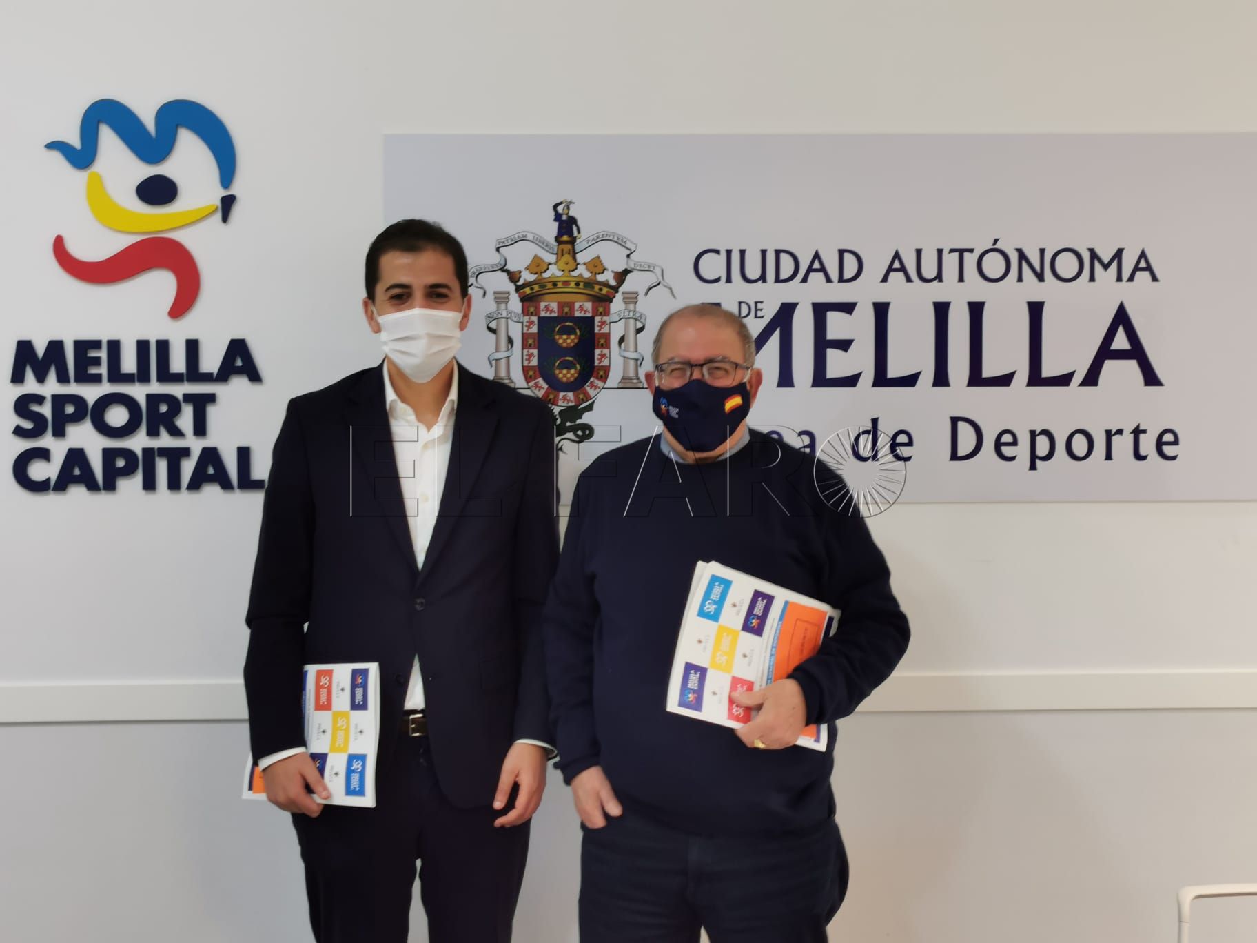 Avelino Gutierrez y Rachid Bussian Constituida la comisión de cara a la Gran Gala del Deporte de Melilla