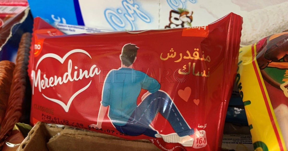 Bollo por San Valentín Polémica en Marruecos por el envase de un bollo con dibujos de enamorados