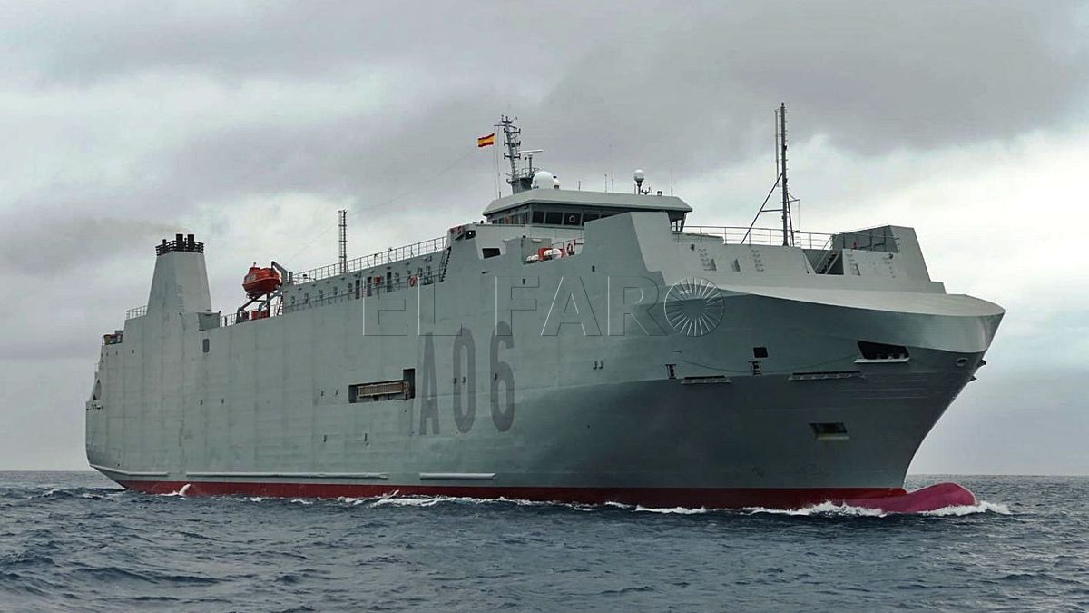 Buque Ysabel El Ejército hará pruebas de carga de vehículos en el buque Ysabel en Melilla