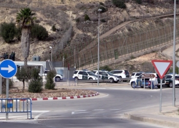 Valla de Melilla en febrero de 2022. Foto de Archivo.