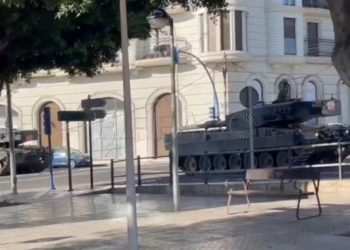 Tanques 1 Los tanques que recorrieron Melilla despiertan alarmas en Marruecos