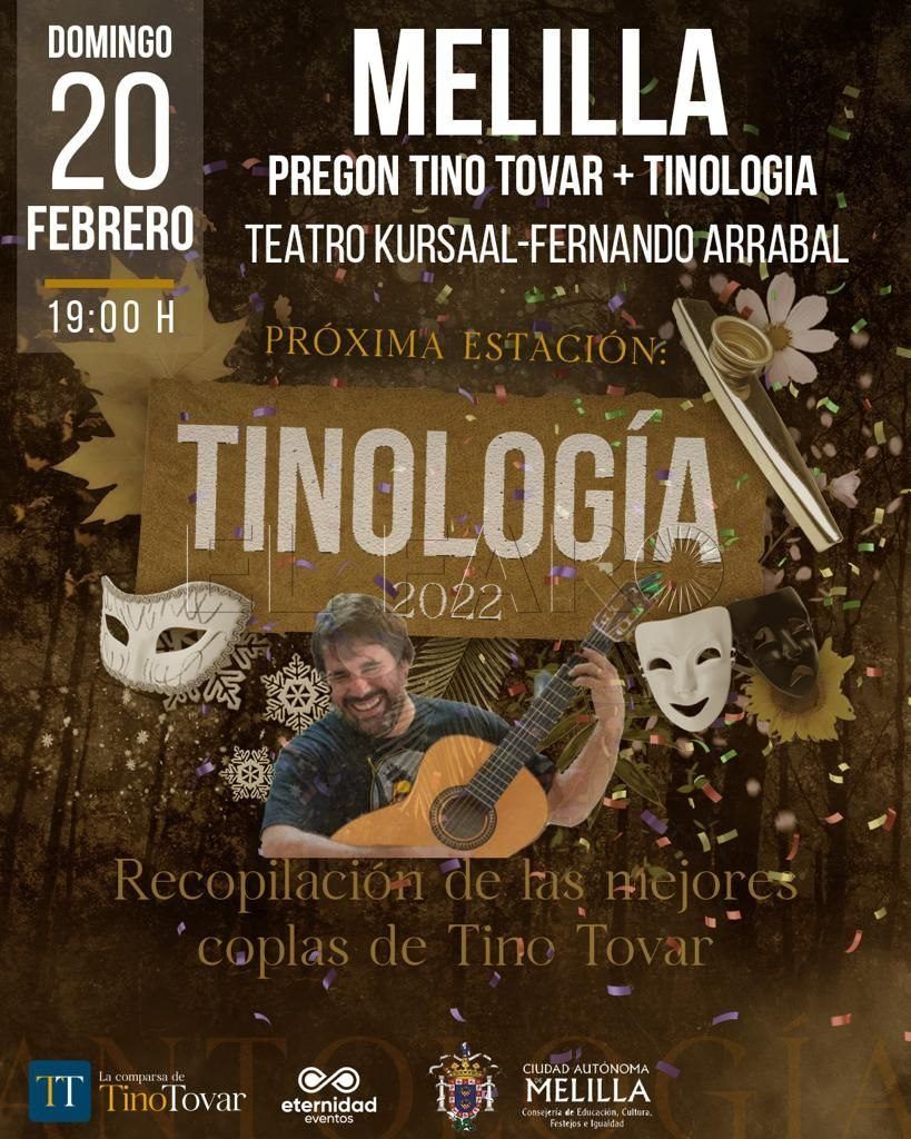 Tino Tovar El Carnaval de Melilla comienza este fin de semana con concursos y el comparsista y coplero Tino Tovar