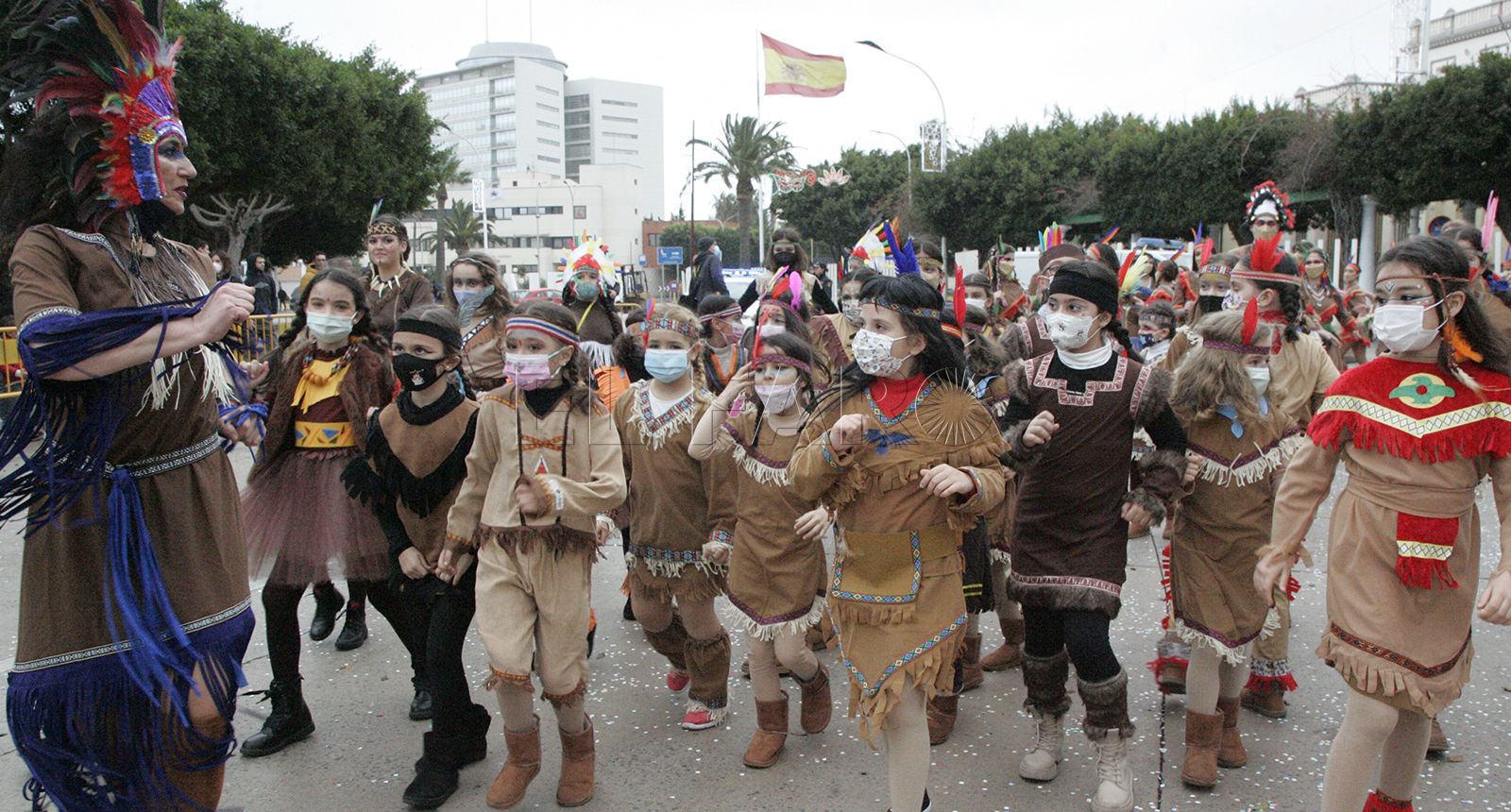 Así fue la cabalgata de carnaval en Melilla