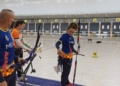 eliminatoria eq mixto El tiro con arco melillense, noveno de España
