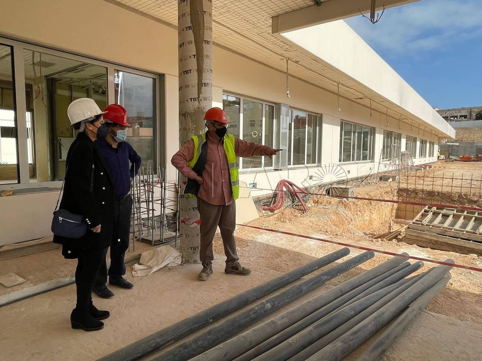 obras gabriel de morales Delegación del Gobierno y Educación sostienen que el Gabriel de Morales bajará la ratio en Primaria