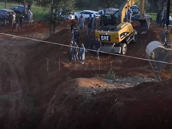 pozo niño rayan marruecos La excavación para llegar al niño Rayan se retoma tras toparse con una roca