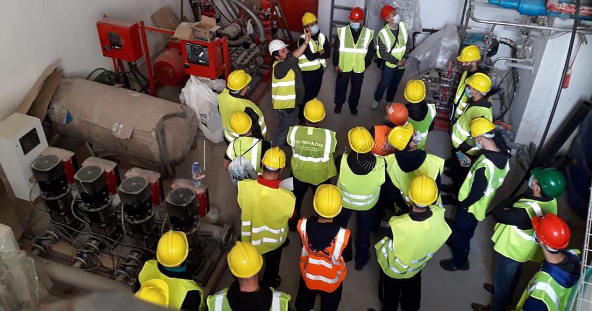 rusadir 2 Alumnos del IES Rusadir visitan las obras del nuevo hospital de Melilla