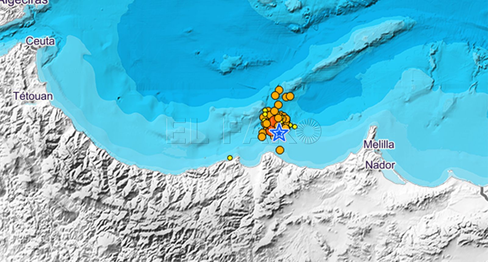 terremoto melilla Melilla siente un terremoto de 3,5 registrado en el mar de Alborán