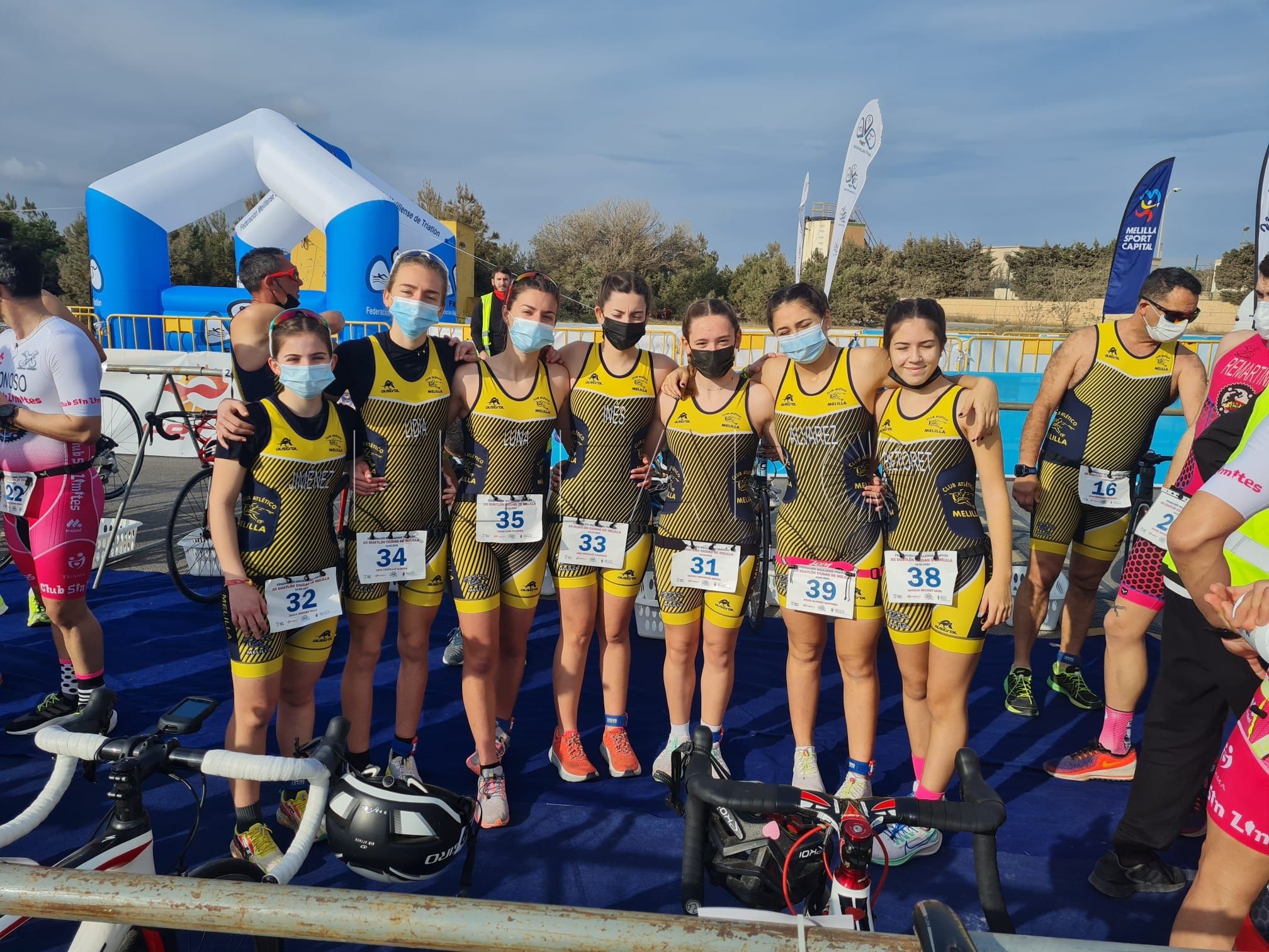 274212529 3074020399480347 3911800465753851252 n El Club Atlético Melilla inicia la Liga Talento de Triatlón