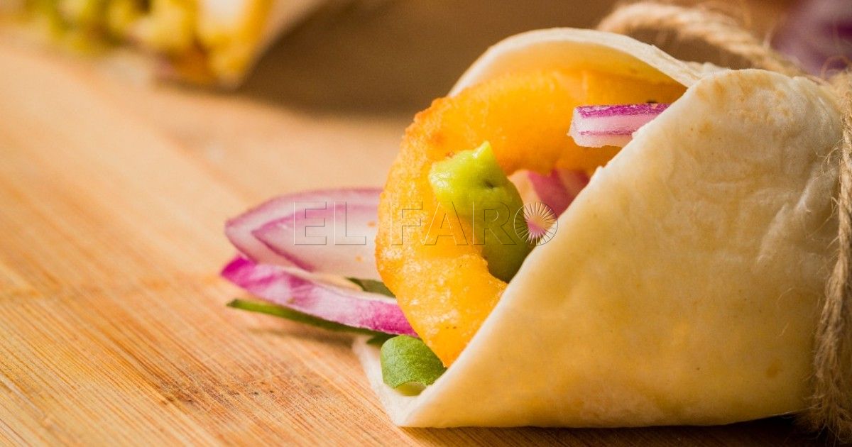 Aros Calamar Cocina en Cuaresma: Wrap de aros y molletes con aros a la romana